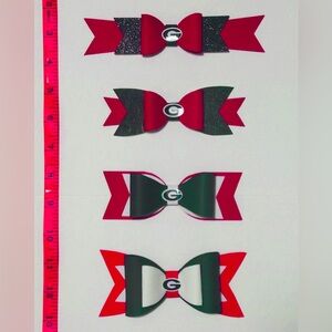 Bulldogs Paper Gift Bow Set